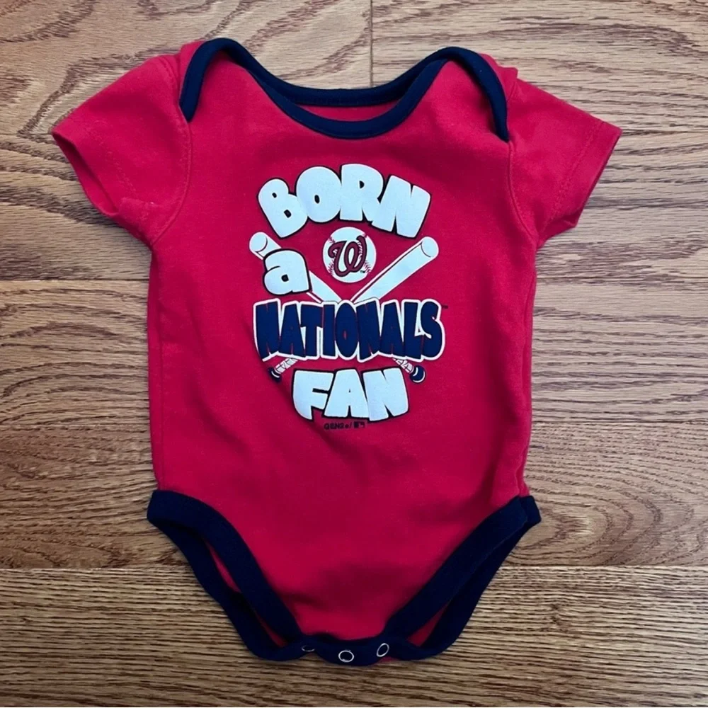 Washington Nationals Baby Onesies Bundle (2) – Size 3-6 Months